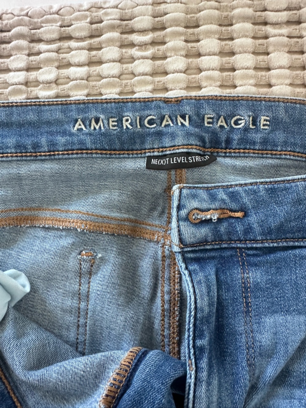 American Eagle Outfitters Light Blue Stretch Jeggings